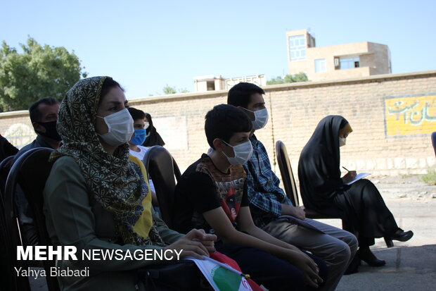 کلنگ زنی مدرسه اوتیسم کرمانشاه