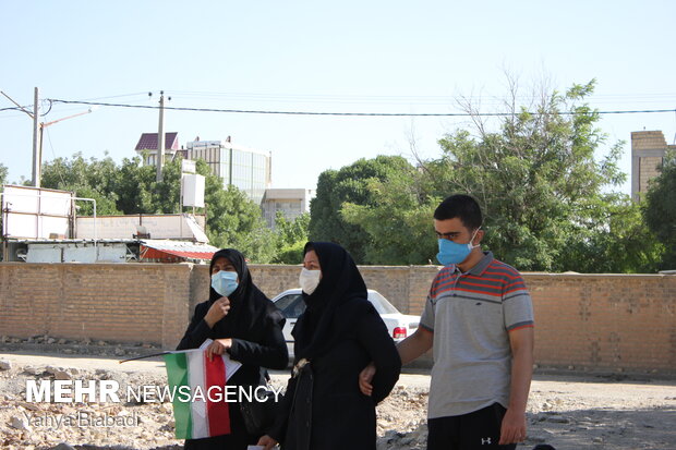 کلنگ زنی مدرسه اوتیسم کرمانشاه