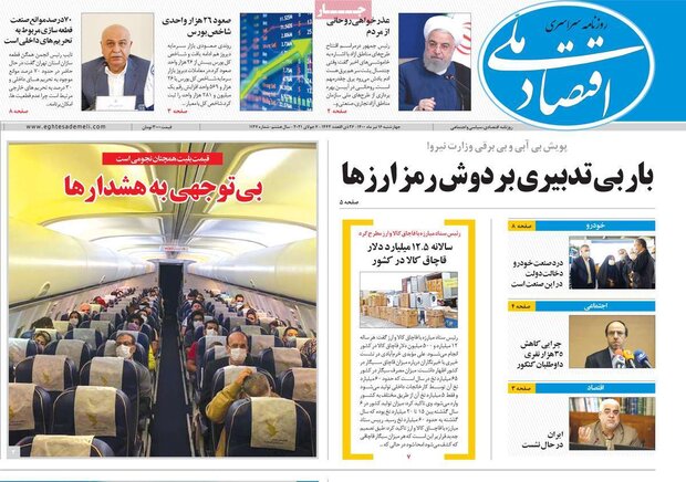روزنامه‌های اقتصادی چهارشنبه ۱۶ تیر ۱۴۰۰