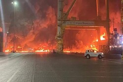 دولت امارات به انفجار مهیب بندر «دبی» واکنش نشان داد