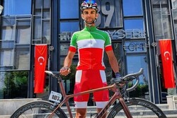 رکابزن المپیکی ایران دوچرخه جدیدش را تحویل گرفت
