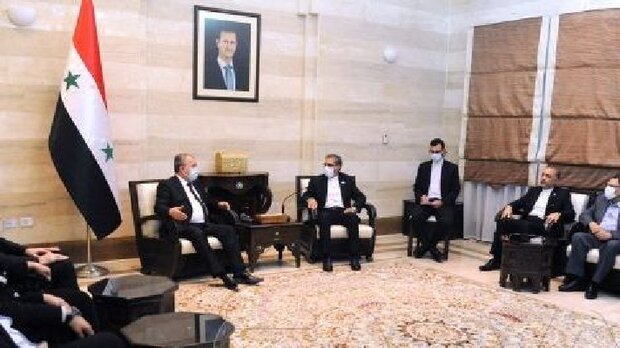 Iranian delegation hold meeting with senior Syrian officials