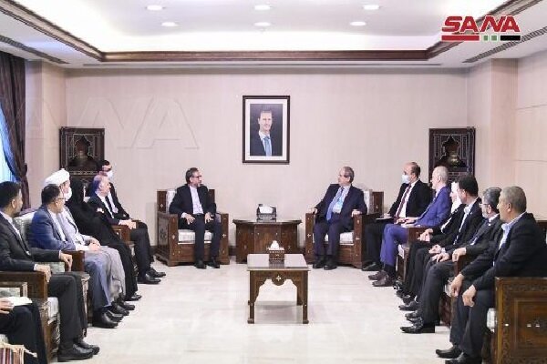 Iranian delegation hold meetings with senior Syrian officials