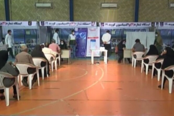 دومین مرکز تجمیعی واکسیناسیون کرونا در بوشهر راه‌اندازی شد
