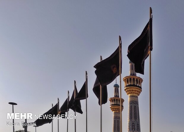 Mourning ceremonies at Razavi Shrine 