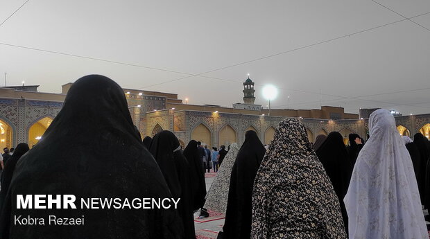 Mourning ceremonies at Razavi Shrine 