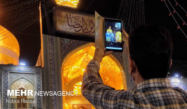 Mourning ceremonies at Razavi Shrine 