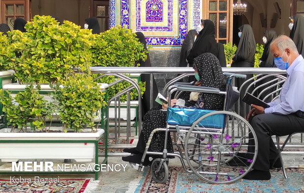 Mourning ceremonies at Razavi Shrine 