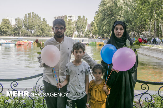 جشن پیوند حضرت علی (ع) و خانم فاطمه زهرا(س) در پارک ائل گلی تبریز