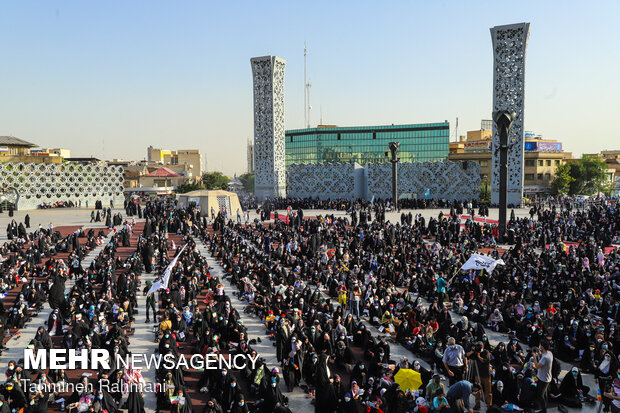 جشن ازدواج دختران انقلاب در میدان امام حسین(ع)