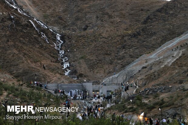 Largest artificial waterfall in Iran inaugurated
