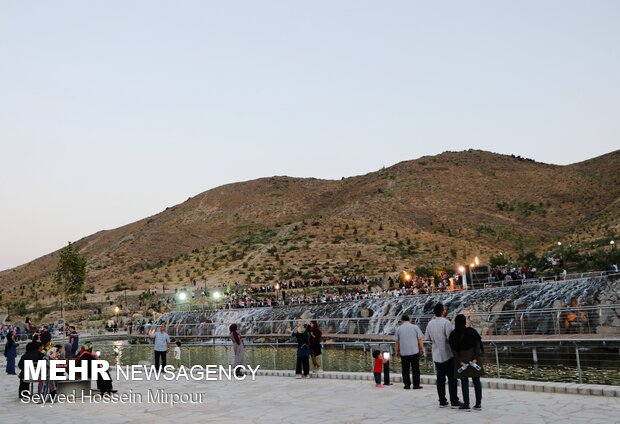 Largest artificial waterfall in Iran inaugurated
