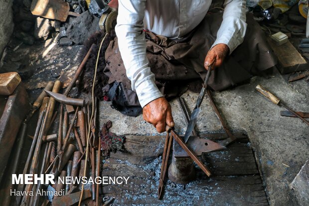 İran'da geneleksel demircilik sanatı