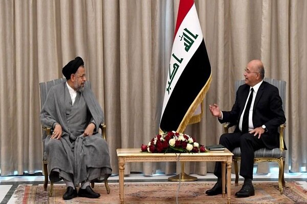 Iran intelligence minister holds talks with Iraqi president 