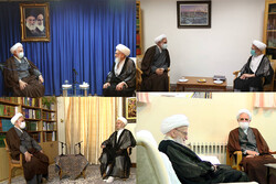 ایرانی عدلیہ کے نئے سربراہ کی قم میں مراجع عظآم سے ملاقات