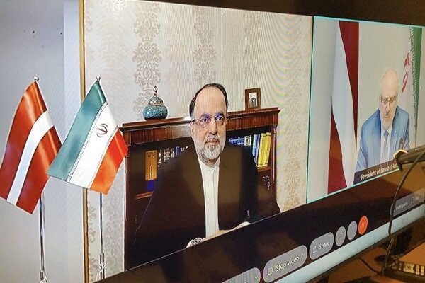 Iran, Latvia stress expansion of bilateral relations