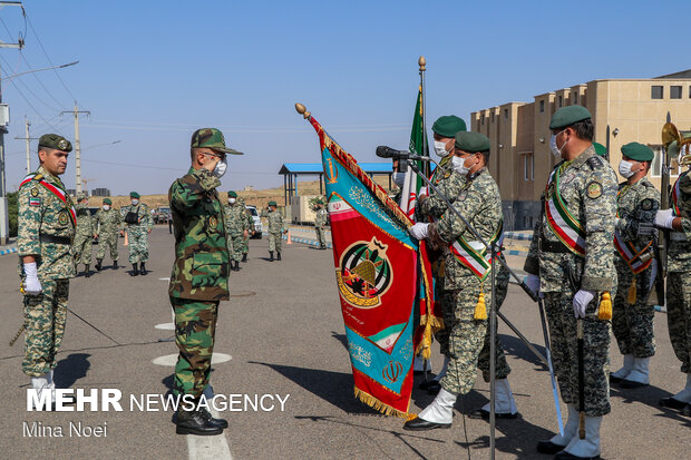 مراسم توديع و معارفه فرمانده تيپ ٢٥ به همراه رزمايش ميدانی