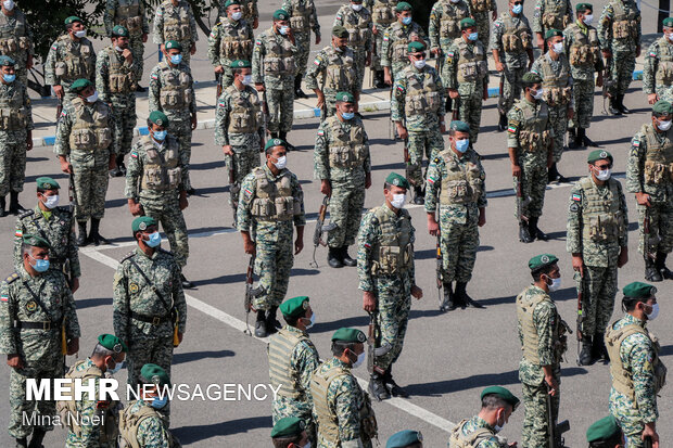 مراسم توديع و معارفه فرمانده تيپ ٢٥ به همراه رزمايش ميدانی