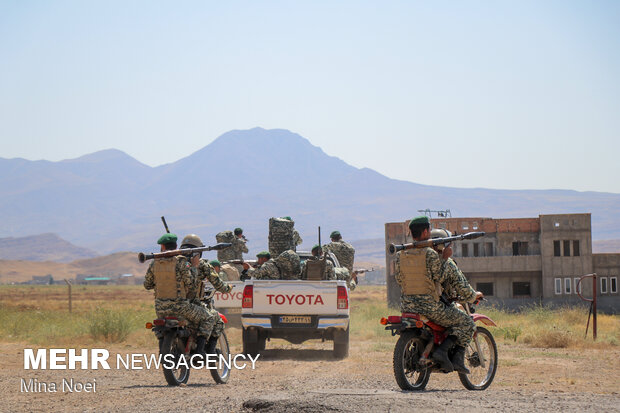 Field military exercise of Commando Brigade 25 in Tabriz