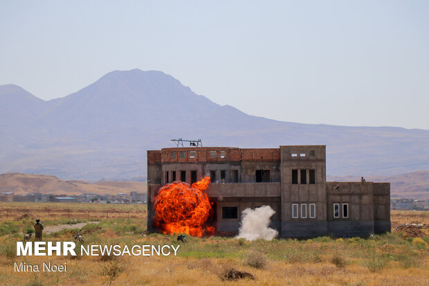 Field military exercise of Commando Brigade 25 in Tabriz