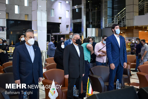 مراسم بدرقه کاروان ایران به بازی‌های المپیک توکیو