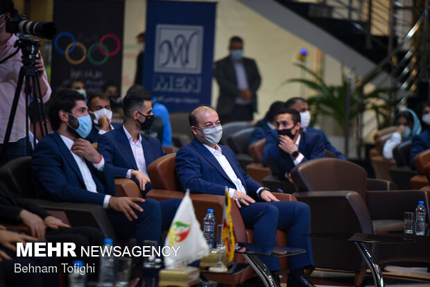 مراسم بدرقه کاروان ایران به بازی‌های المپیک توکیو