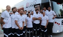 المنتخب الايراني يغادر طهران الى طوكيو