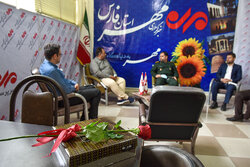 بازدید مسئولین سپاه و بسیج رسانه از دفتر خبرگزاری مهر در شیراز