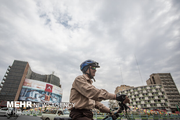 Spring weather in middle of Summer in Tehran