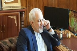 Zarif holds phone calls with Azarbaijan, Qatar, Kuwait FMs