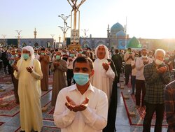 Meşhed'deki Kurban Bayramı namazından fotoğraflar