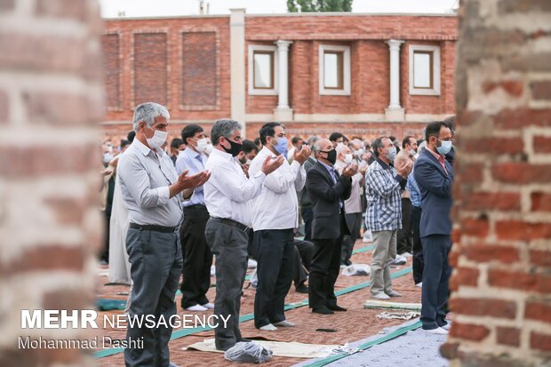 Erdebil'de Kurban Bayramı namazı eda edildi