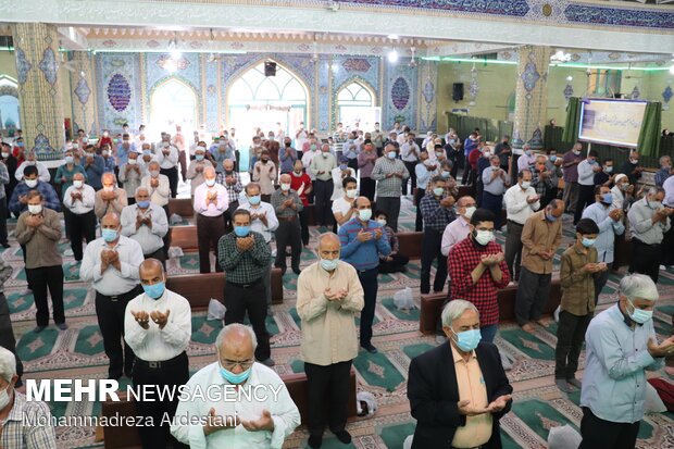 نماز عید قربان در ورامین اقامه شد