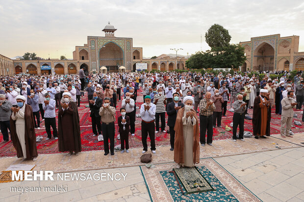 اقامه نماز عید قربان در قزوین
