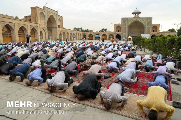 اقامه نماز عید قربان در قزوین