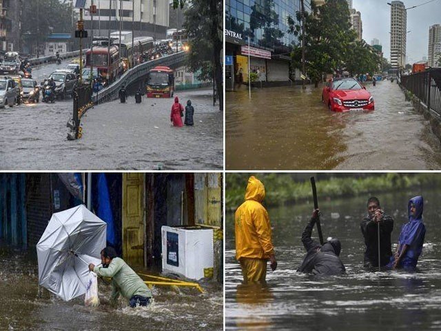 ممبئی میں شدید بارش اور سیلاب کے نتیجے مں 42 افراد ہلاک