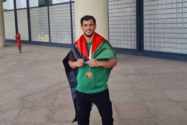 Cezayirli sporcudan Tokyo olimpiyatlarında Filistin desteği