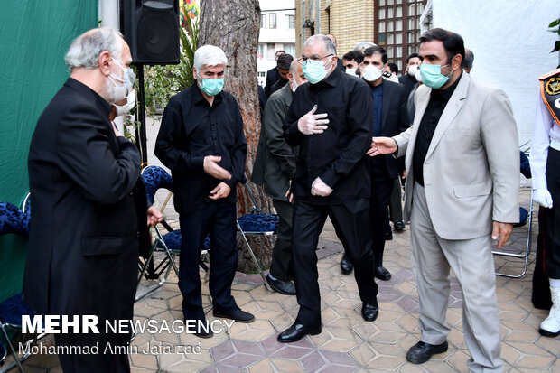 مراسم ترحیم همسر امیر عباس محتاج