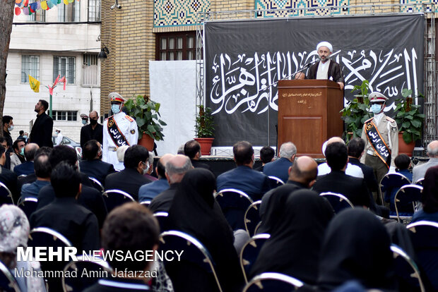 مراسم ترحیم همسر امیر عباس محتاج