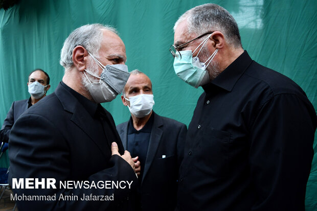 مراسم ترحیم همسر امیر عباس محتاج