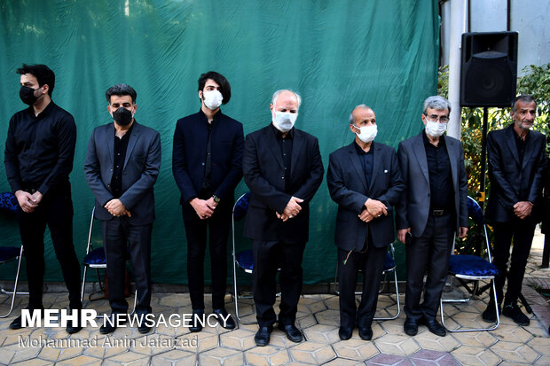 مراسم ترحیم همسر امیر عباس محتاج