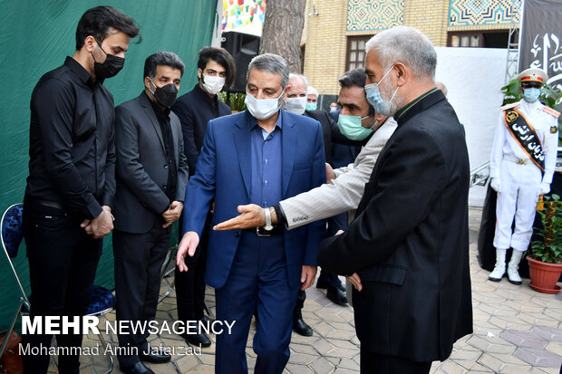 مراسم ترحیم همسر امیر عباس محتاج