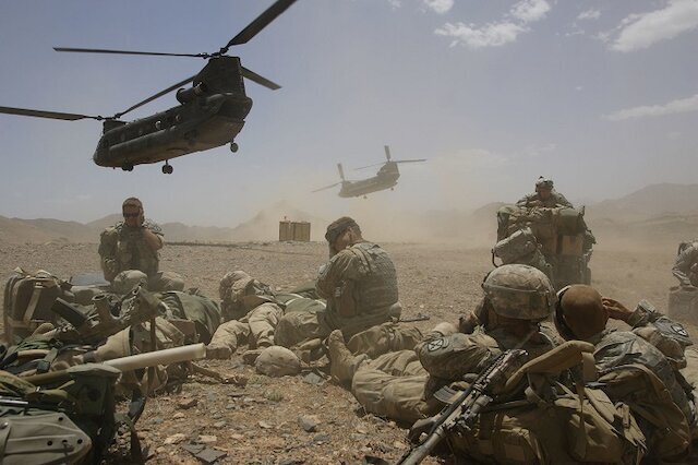 تحرکات مشکوک نظامیان آمریکایی در نوار مرزی عراق و سوریه