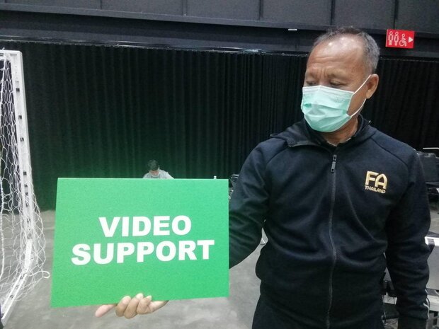 تصاویری از ویدئو چک آزمایشی در تورنمنت فوتسال تایلند
