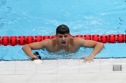 شناگر ایران رکورد ملی را ارتقا بخشید/«بالسینی» به مرحله بعد نرسید