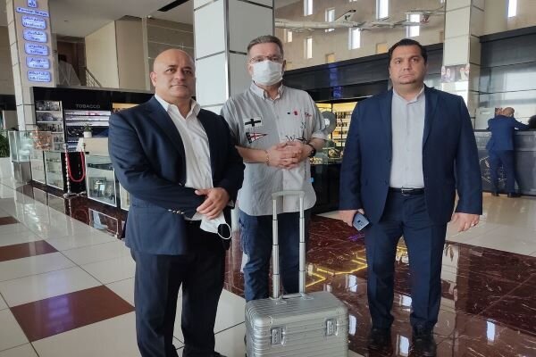 President of World Powerlifting Federation arrives Iran