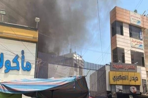 Fire breaks out in Kadhimiya marketplace 