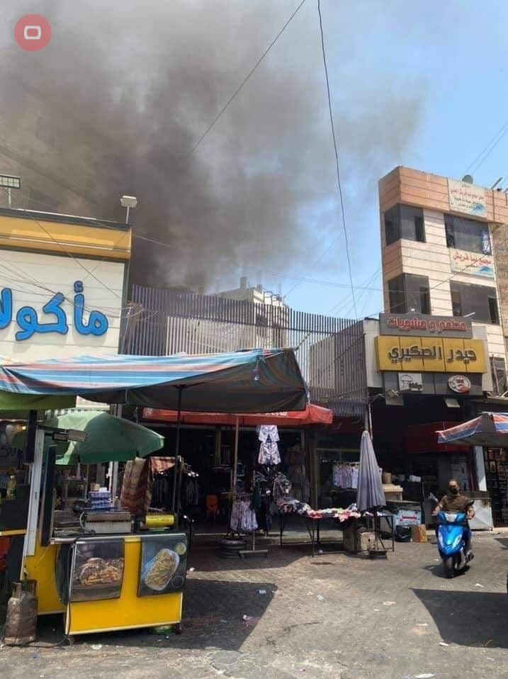Fire breaks out in Kadhimiya marketplace 