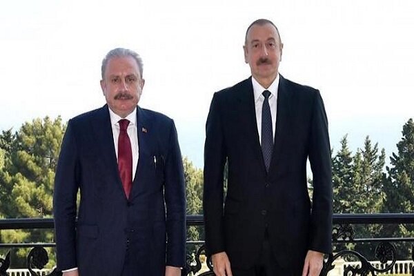 Aliyev, TBMM Başkanı Şentop'u kabul etti