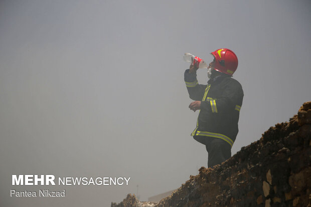 آتش سوزی منزل مسکونی در شهرکرد